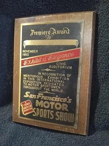 1953 San Francisco Motor Sports Show Award - Bild 1 von 11