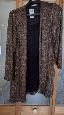 Chaqueta R&M Richards talla 20w usada vintage brillo  Foto 1 de 3