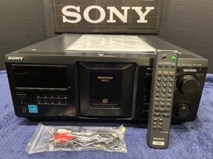 _-REACONDICIONADO GARANTIZADO-_ Cambiador/reproductor compacto Sony CDP-CX455 400 CD/DVD - Imagen 1 de 10