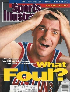 NOVEMBER 1990 SPORTS ILLUSTRATED PISTONS LAIMBEER BLAZERS BELMONT WARREN MOON - Picture 1 of 1
