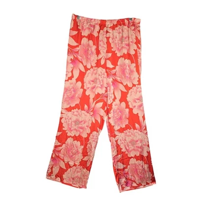 Pantalones Sofia Intimates Mujer XL Floral Pierna Ancha Salón Pijama Femenino Coqueta Foto 1 de 4