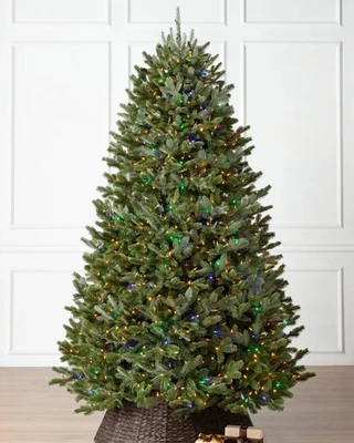 Balsam Hill LED Colour+Clear Lights Fraser Fir Christmas Tree 5.5ft RRP £639 - Image 1 of 2