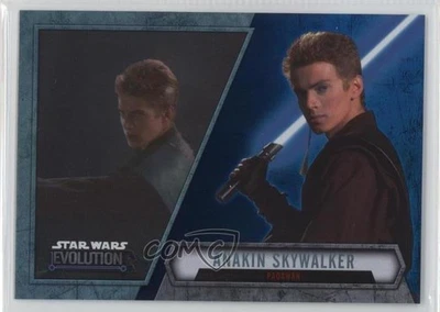 2016 Topps Star Wars Evolution Blue Lightsaber Anakin Skywalker Padawan #2 0f8 - Image 1 of 3