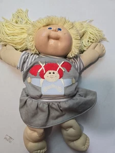 Vintage 1986 Cabbage Patch Puppe Xavier Roberts Löwenmähne blonde Haare blaue Augen - Bild 1 von 17