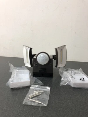 Defiant HB-1880-BZ LED Flood Lights, 180° Bronze Twin, 800 Lumens, Motion Sensor - Image 1 of 4