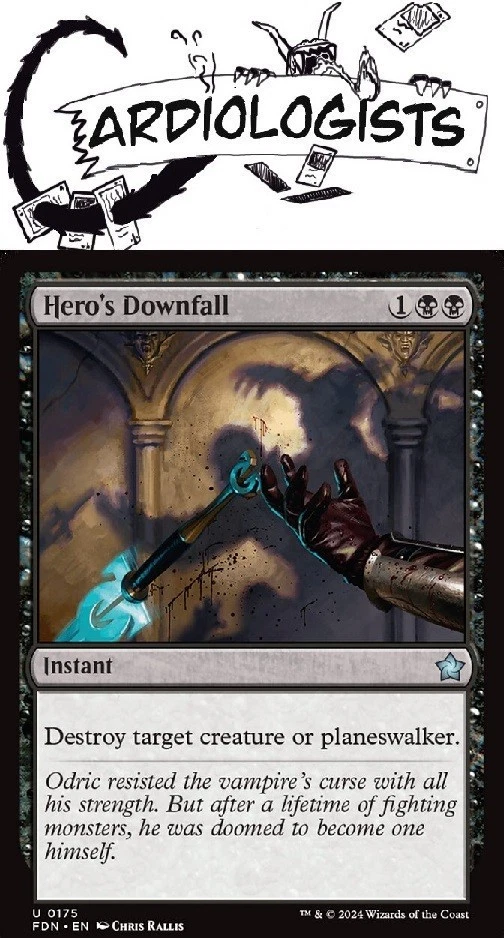 Hero's Downfall 0175 | Magic the Gathering MTG | Foundations | Uncommon | NM - Image 1 of 1