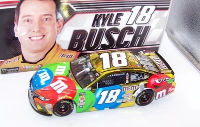 1:24 Acción 2018 #18 M&M's Camry Kyle Busch Color Cromo 1/180 Serie Din #1 WOW Foto 1 de 4