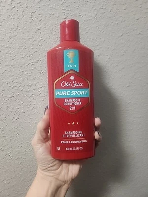 Nuevo champú y acondicionador Old Spice Pure Sport 2 en 1, botella de oz 13,5 FL Foto 1 de 2