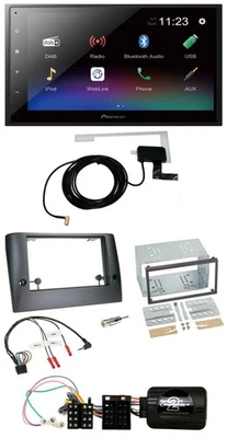 Pioneer DAB Lenkrad Bluetooth 2DIN USB Autoradio für Fiat Stilo 2005-2007 - Bild 1 von 4