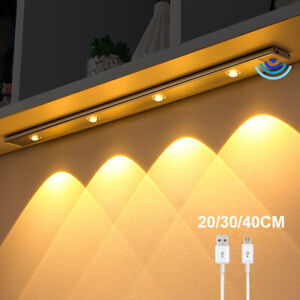 Ultra-thin LED PIR Motion Sensor Lamp Wireless Under Cabinet Closet Light Strip