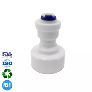 3/4" BSP auf 1/4" Push Fit Hahn Adapter Trinkwasser Zufuhr Anschluss Fitting - Bild 1 von 6