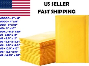 Mailing Bags Kraft Bubble Mailers Padded Envelopes Protective Packaging Shipping - Picture 1 of 1