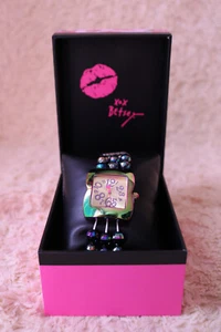 Betsey Johnson Armbanduhr analog bunt farbig Perlen Kugeln - Bild 1 von 5
