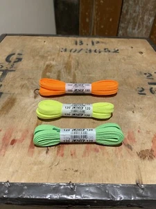 Zapatos de entrenador de neón Lacix cordones algodón 3 pares 2x 120 cm 1x 180 cm totalmente nuevos - Imagen 1 de 6