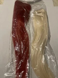 SHAKE-N-GO ORGANIQUE STRAIGHT WEAVE 16” Red And Light Blonde - Picture 1 of 5