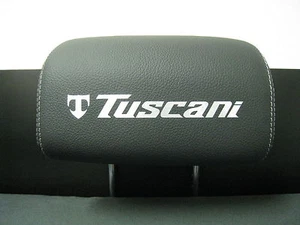 Headrest Badge decal sticker *TUSCANI* 4-pcs - Picture 1 of 1