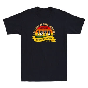 T-shirt anniversaire vintage 50 ans édition limitée 80e 70e 60e 50e 40e anniversaire - Photo 1/7