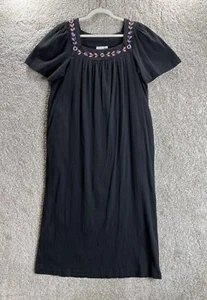The VERMONT COUNTRY STORE Dress women's Small Embroidered Gauze Mumu Maxi - Picture 1 of 7
