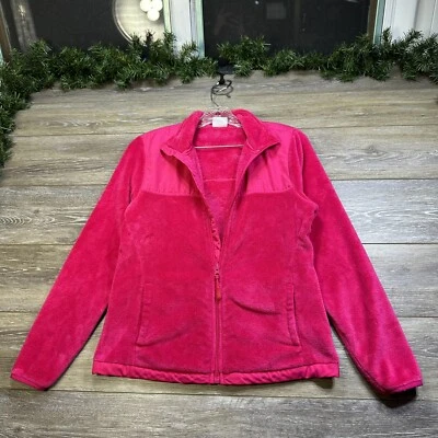 Faux Fur Jacket Size Small Coat Pink Cozy, Inside Pockets, Warm, DanSkin Now - Image 1 of 4