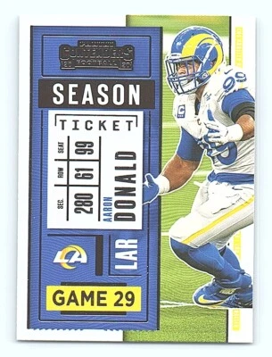 2020 Panini Contenders #53 Aaron Donald - Image 1 of 2