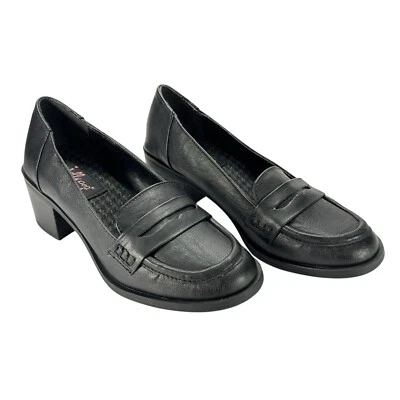 Mocasín Jellypop Penny para mujer 6,5 M tacones negros Foto 1 de 4