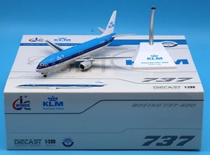 Modelo de avión fundido a presión JC Wings 1:200 KLM Royal Dutch Air Boeing B737-400 PH-BDY - Imagen 1 de 13