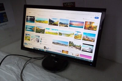 ASUS VS247 LED Monitor 1080p Full HD HDMI DVI-D VGA 16:9 VS247H-P Tested Working - Image 1 of 4