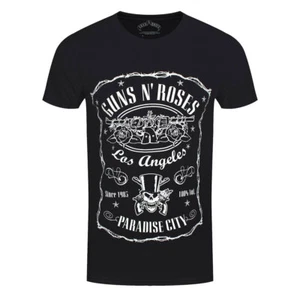 Guns N Roses T-Shirt Paradise City GNR Rock Band New Black Official - Picture 1 of 4