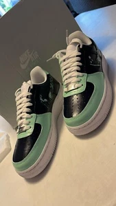 Nike Air Force 1 Custom Mint Navy Blue - Bild 1 von 7