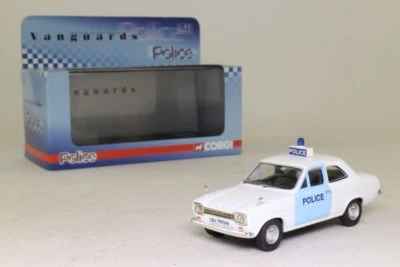 Ford Escort MK1 Suffolk Police Vanguards 1/43 Corgi UK VA09502 British RHD - Image 1 of 4