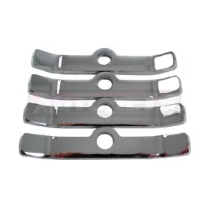 4pc Chrome 3" Valve Cover Spreader Bars Small Block Chevy SBC 283 305 327 350 - Picture 1 of 1