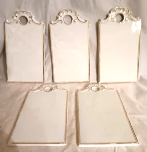 5 antike Porzellan Brettchen Art Deco 20er Jahre - Picture 1 of 3