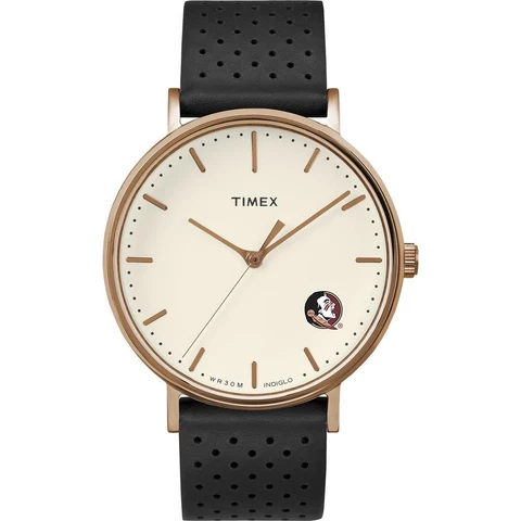 Ladies Timex FSU Florida State University Watch Rose Gold Grace Watch Cover