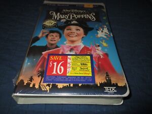 Mary Poppins-Walt Disney Masterpiece-Limited Edition VHS Video New w/Disney Seal