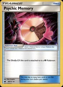 2x (SM04-098) Psychic Memory (U) Pokemon SM Crimson Invasion Card # 98 - Picture 1 of 1