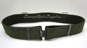 British Army Surplus Nylon 58 Pattern Working Belt Green with Cross Over Buckle - Picture 1 of 1