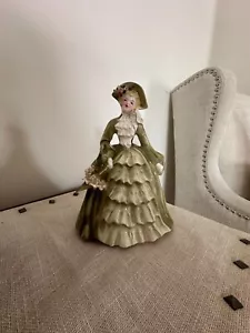 Florence Ceramics "Charmaine" Green Dress Vintage - Picture 1 of 4