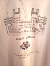Cardinals 2006 Champions Red Cross Busch Stadium T-shirt XL