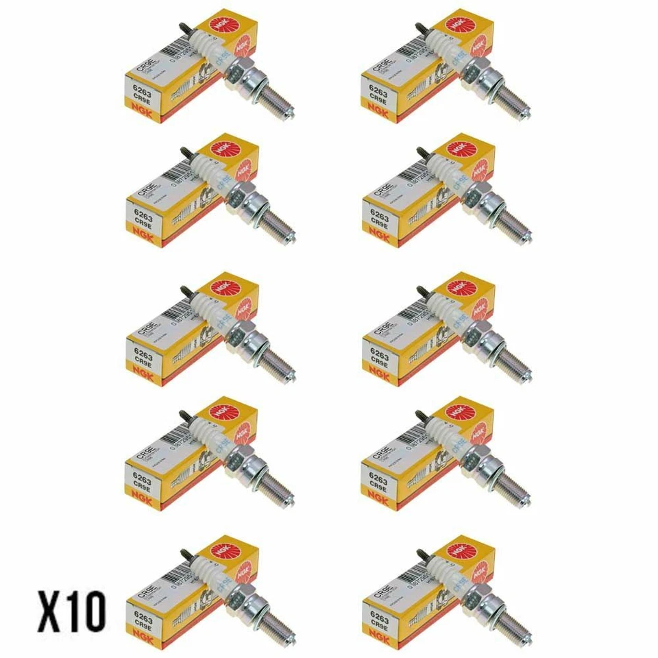 Paquete de 10 bujías originales NGK 6263 Suzuki GSX 1300 RZ Hayabusa SE 2003 Foto 1 de 1