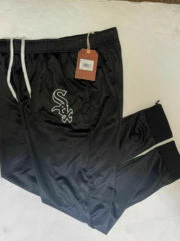 Mens Mitchell & Ness CHICAGO WHITE SOX Jogger Pants Sweatpants New $70 Tags Cover