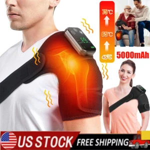Cordless Heated Shoulder Brace with Vibration, Shoulder Massager for Men & Women - Picture 1 of 18