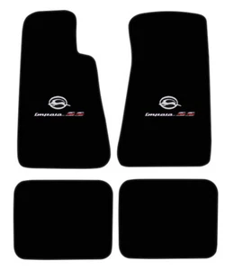 New! 1994-1996 Impala SS CARPET Floor Mats with Embroidered Logo Pick Color 4pc - Picture 1 of 10