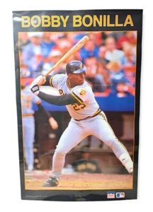 Bobby Bonilla 1990 Pittsburgh Pirates Poster Vintage Original Starline MLB 22x34 - Picture 1 of 10