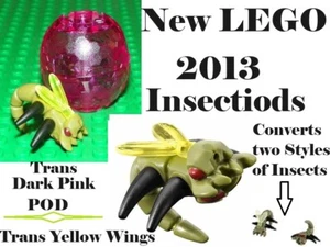 New LEGO INSECTOIDS Bug with POD Convertible Monster Alien Plane COLLECTIBLE - Picture 1 of 1