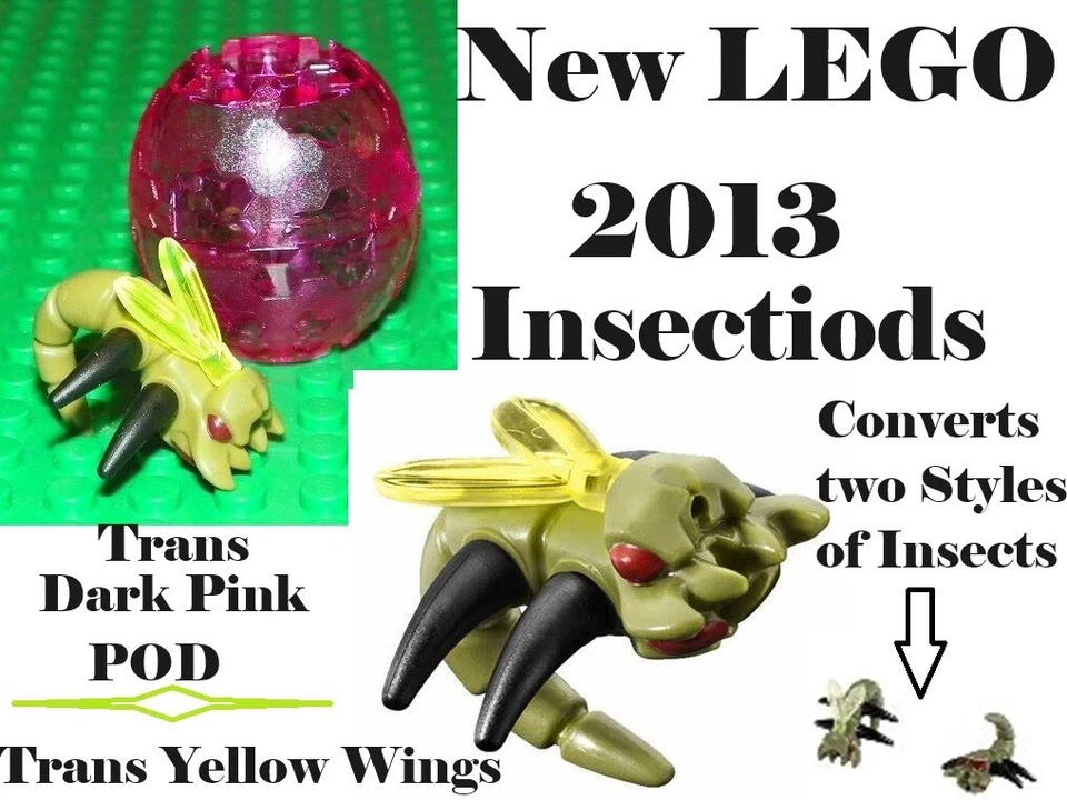 Nuevo LEGO INSECTOIDES Insecto con POD Convertible Monstruo Avión Alienígena COLECCIONABLE Foto 1 de 1