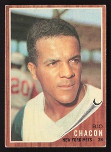 Elio Chacon 1962 Topps #256 New York Mets VG MK