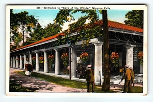 Postcard NY Entrance to Cave of the Winds Niagara Falls - Picture 1 of 2