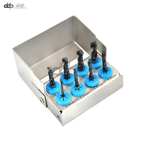 Zahnimplantat Bohrer Kit 8-teiliges Set Außenspülung chirurgischer Bur Halter DN-2337 - Bild 1 von 3