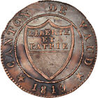 [#846413] Monnaie, Cantons Suisses, VAUD, 1/2 Batzen-5 Rappen, 1819, TTB+, Billo