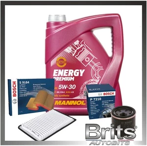 SERVICE KIT for Mazda 3 1.6 BL 2009-2014 - Genuine Bosch Oil Air Filter + 5L Oil - Picture 1 of 4